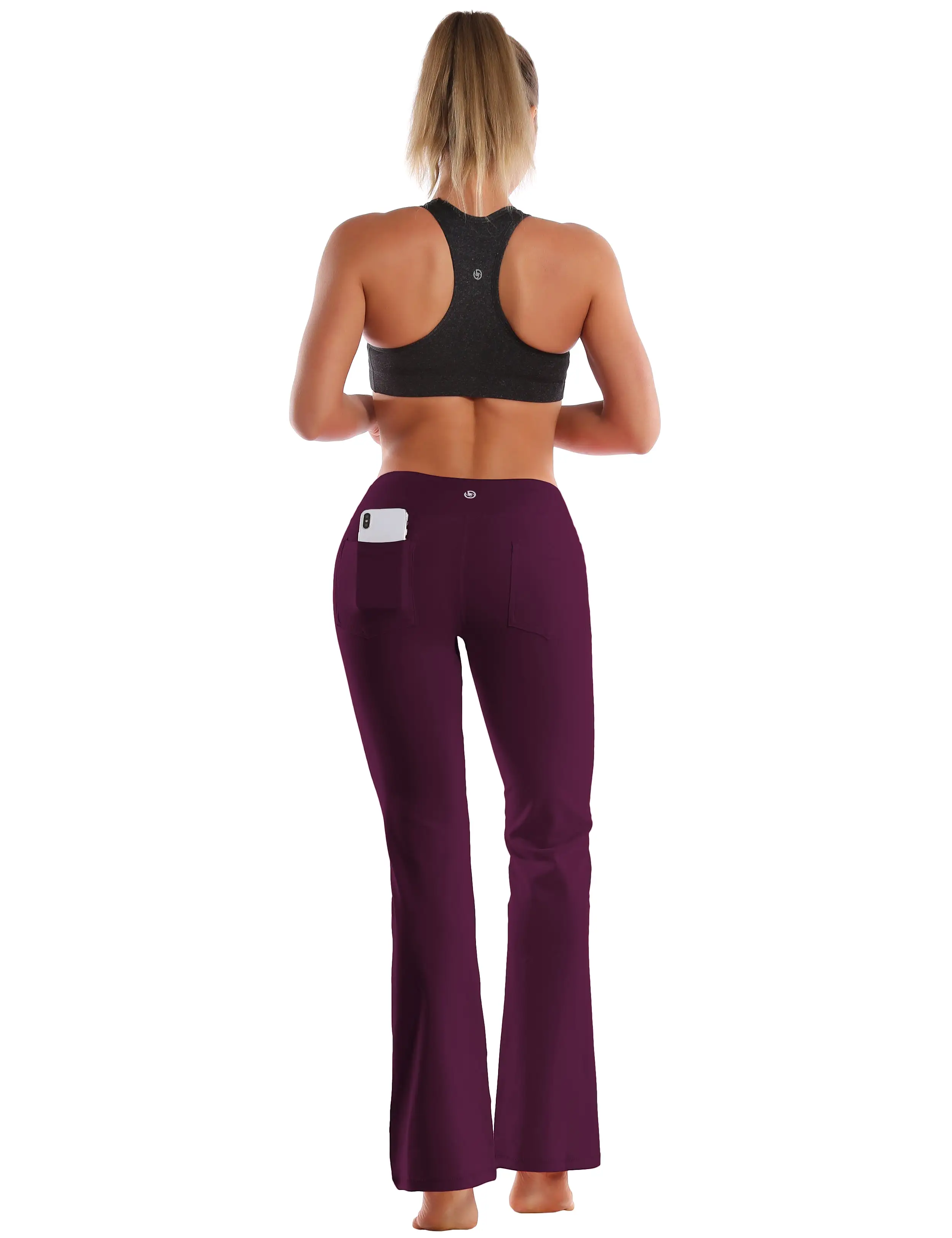 29 31 33 35 37  Back Pockets Bootcut Leggings grapevine_yogastudio