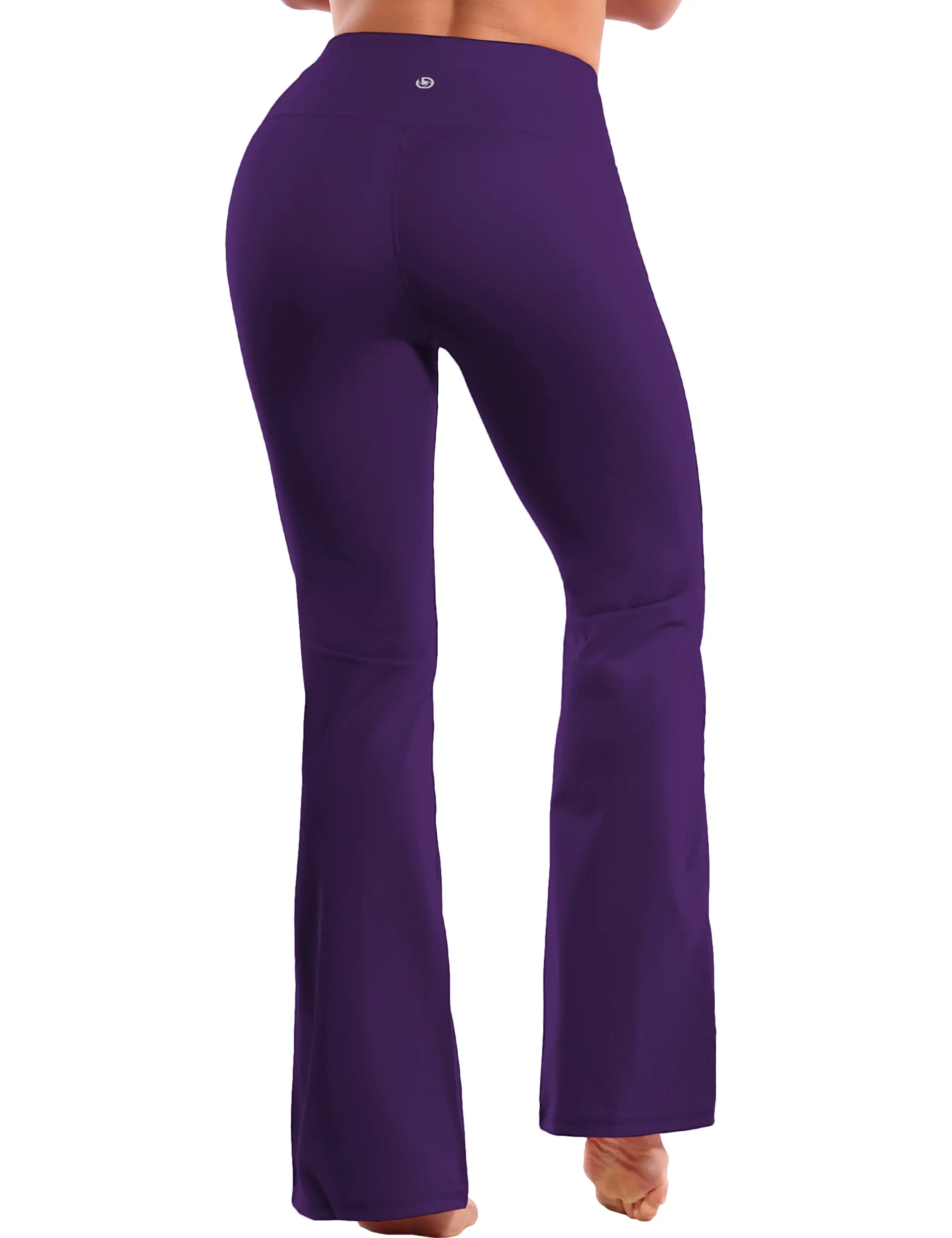 29 31 33 35 37 High Waist Bootcut Leggings Eggplantpurple ins_yogastudio