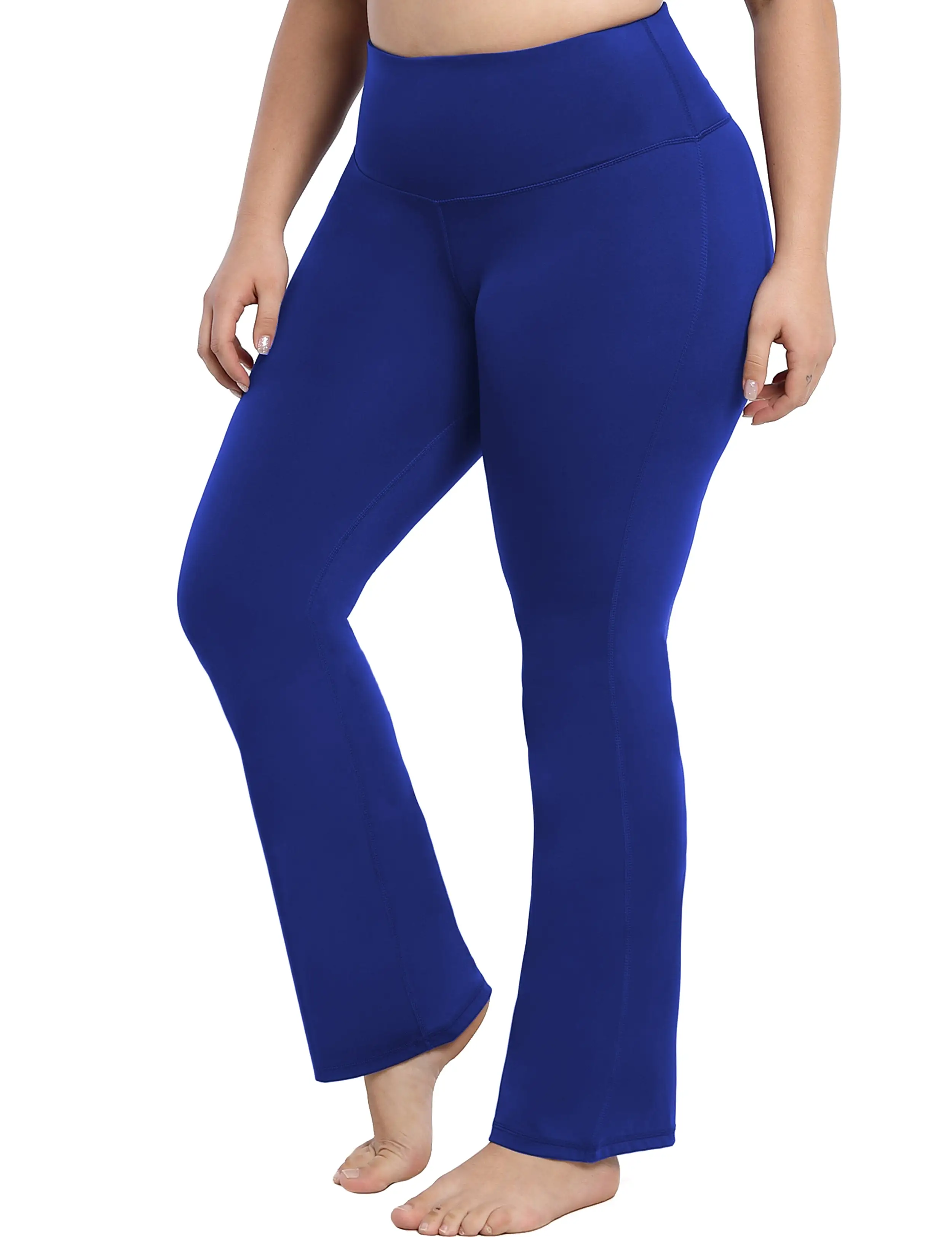 29 31 33 35 37 High Waist Bootcut Leggings Navy ins_yogastudio