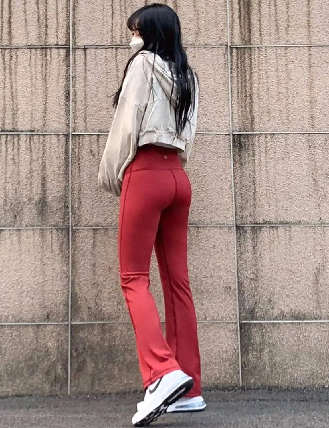 29 31 33 35 37 High Waist Bootcut Leggings Scarlet ins_yogastudio