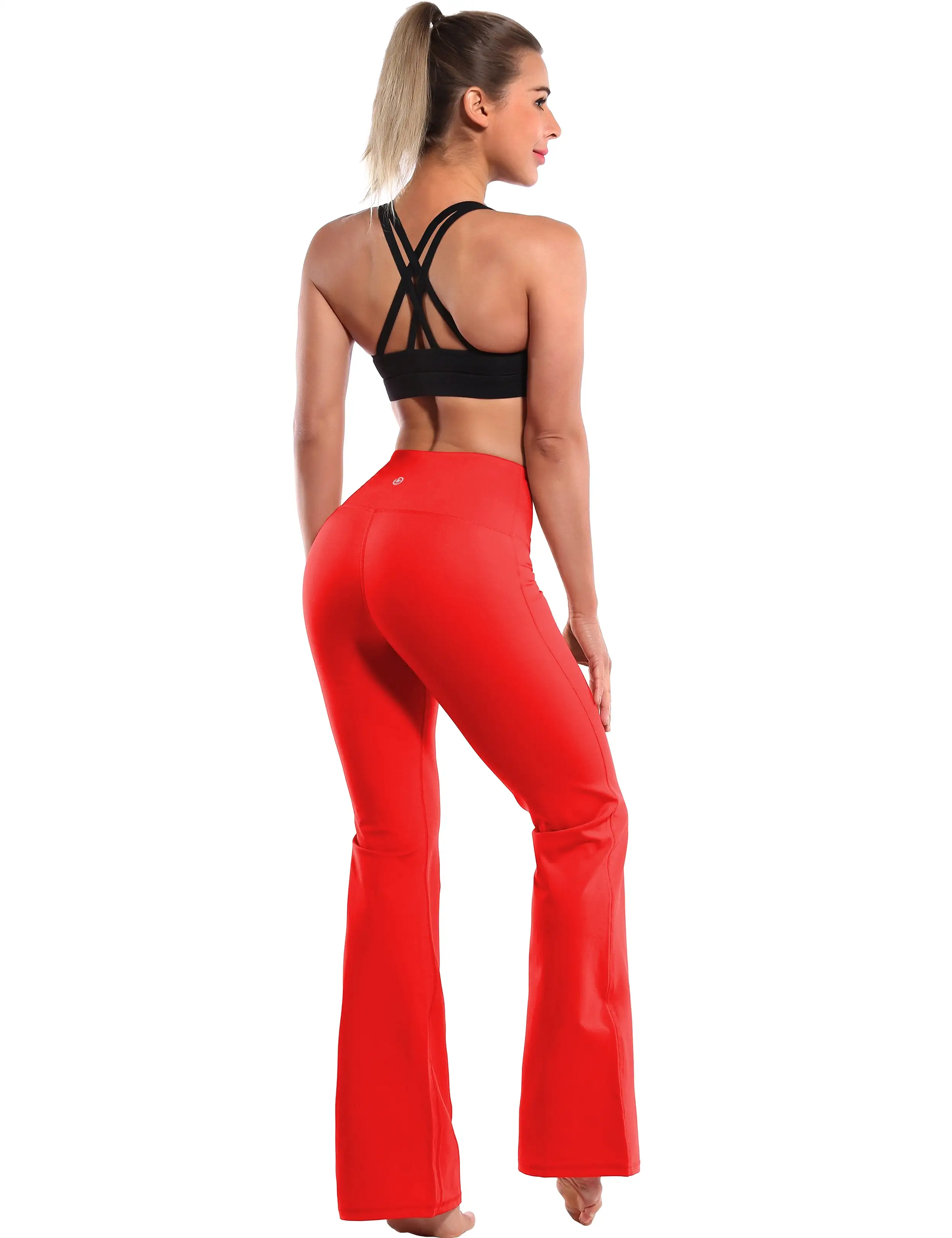 29 31 33 35 37 High Waist Bootcut Leggings Scarlet ins_yogastudio