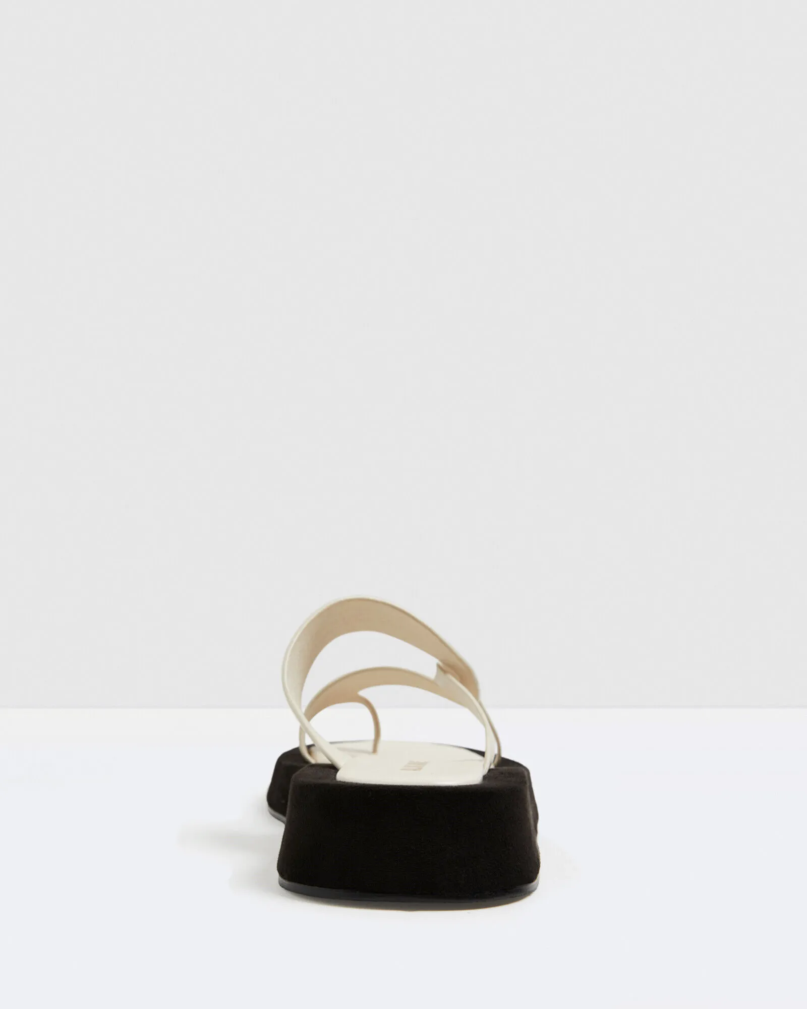 Alias Mae Polo Leather Sandals Bone White