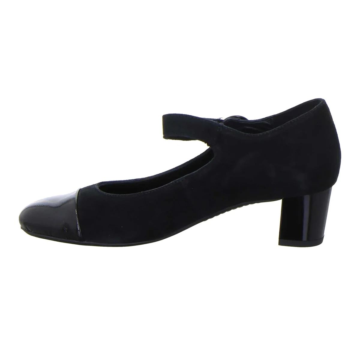 Ara Women's Jordana Black Suede/Patent