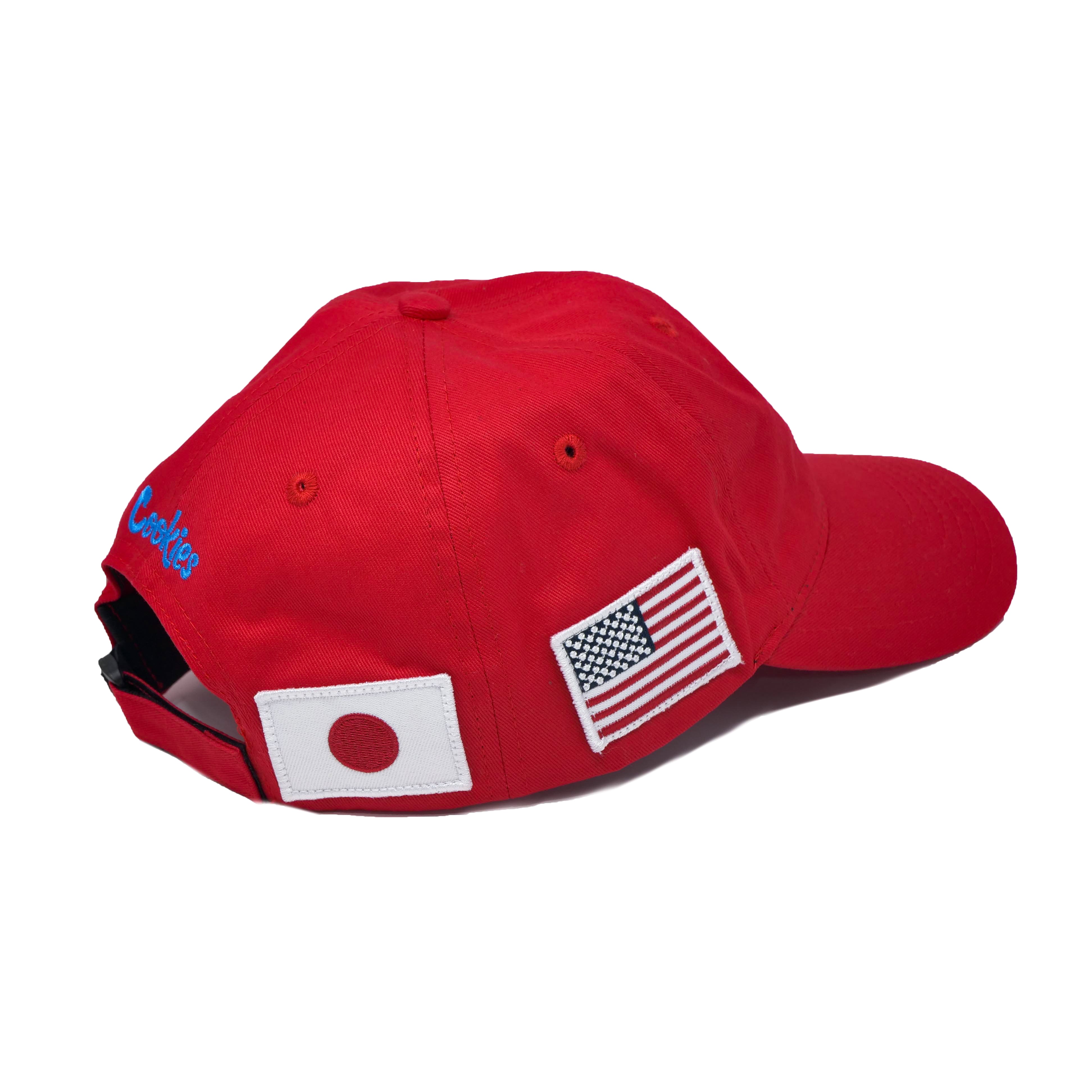 AWARD TOUR COTTON CANVAS DAD HAT RED