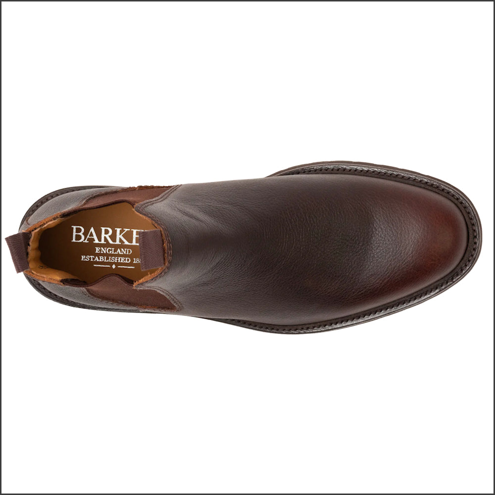 Barker Camborne - Brown Pull Up Grain Boot*