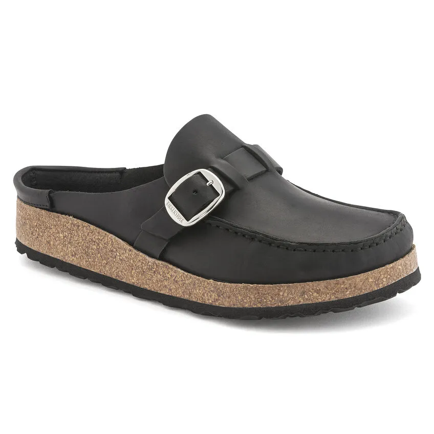 Birkenstock Women’s Buckley Slip On Shoes-Black