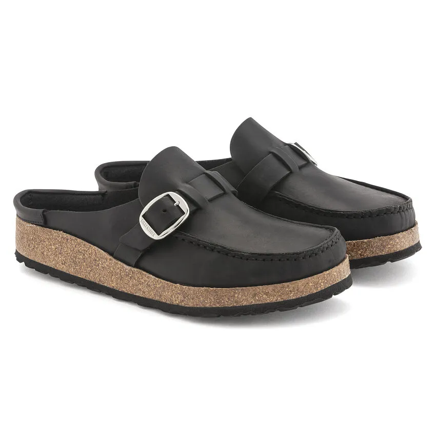 Birkenstock Women’s Buckley Slip On Shoes-Black