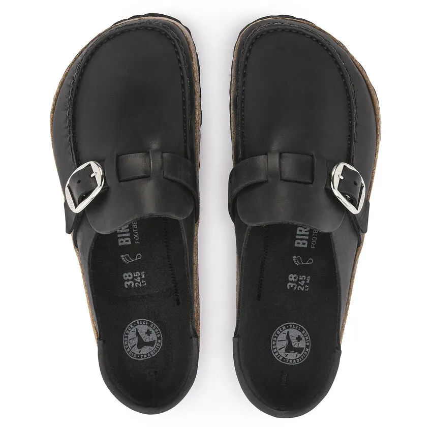 Birkenstock Women’s Buckley Slip On Shoes-Black