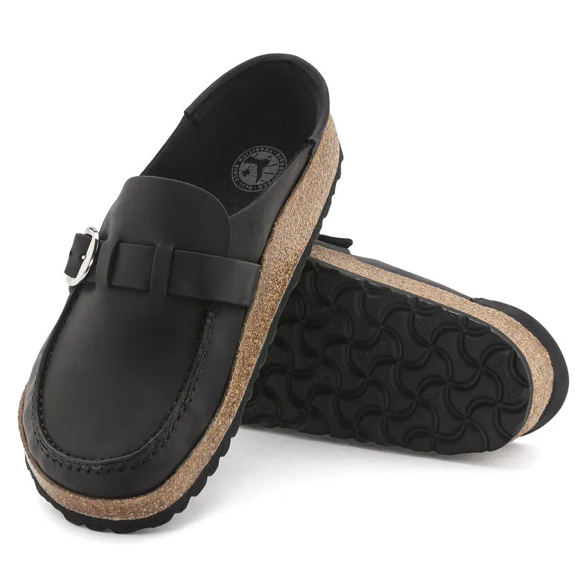 Birkenstock Women’s Buckley Slip On Shoes-Black