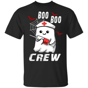 Boo Boo Crew Nurse Ghost T-Shirt Halloween Costume Gifts Shirts For Kids Men Women Boo Boo Crew T-shirt