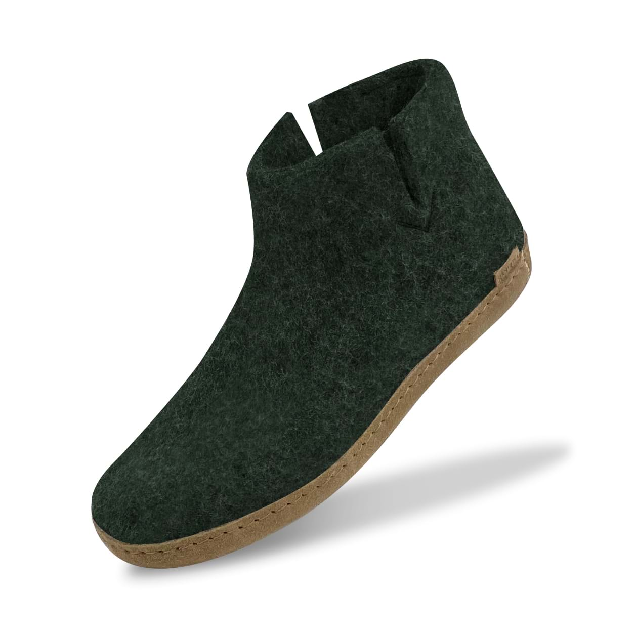 Boot with leather sole - Forest