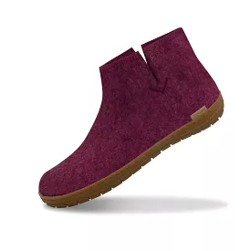 Boot with natural rubber sole - honey - Cranberry