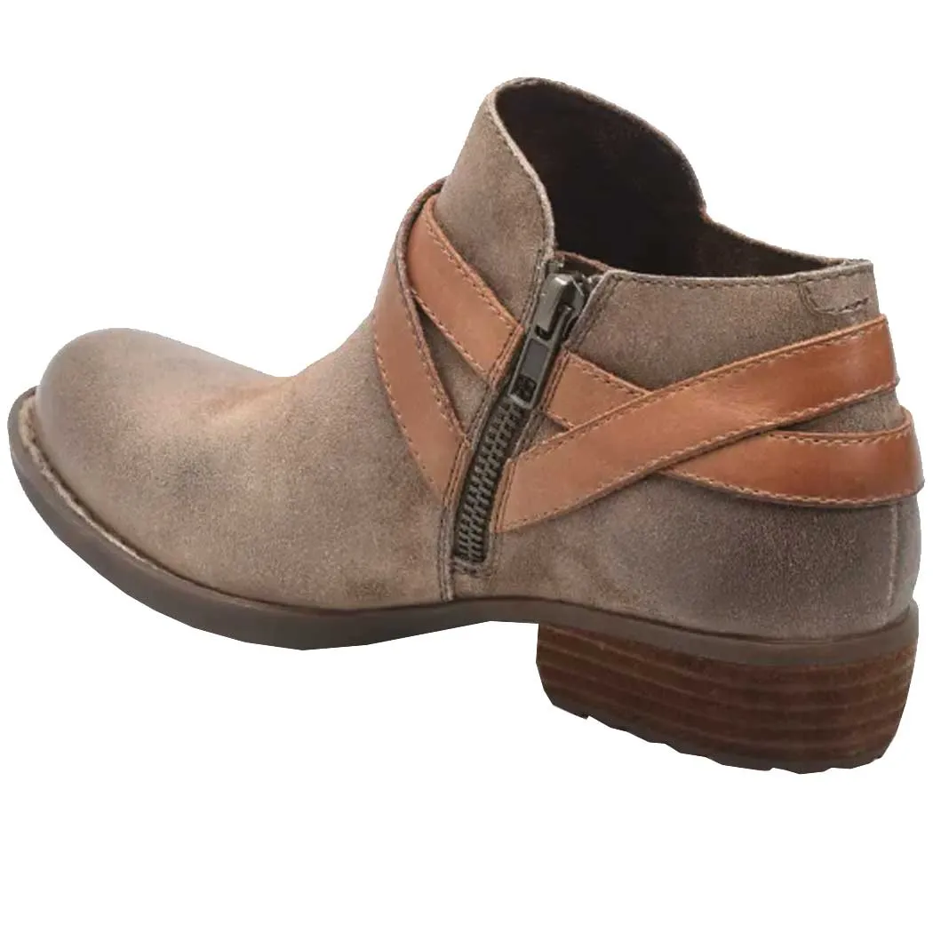 Born Kelle Bootie Taupe (Women's)