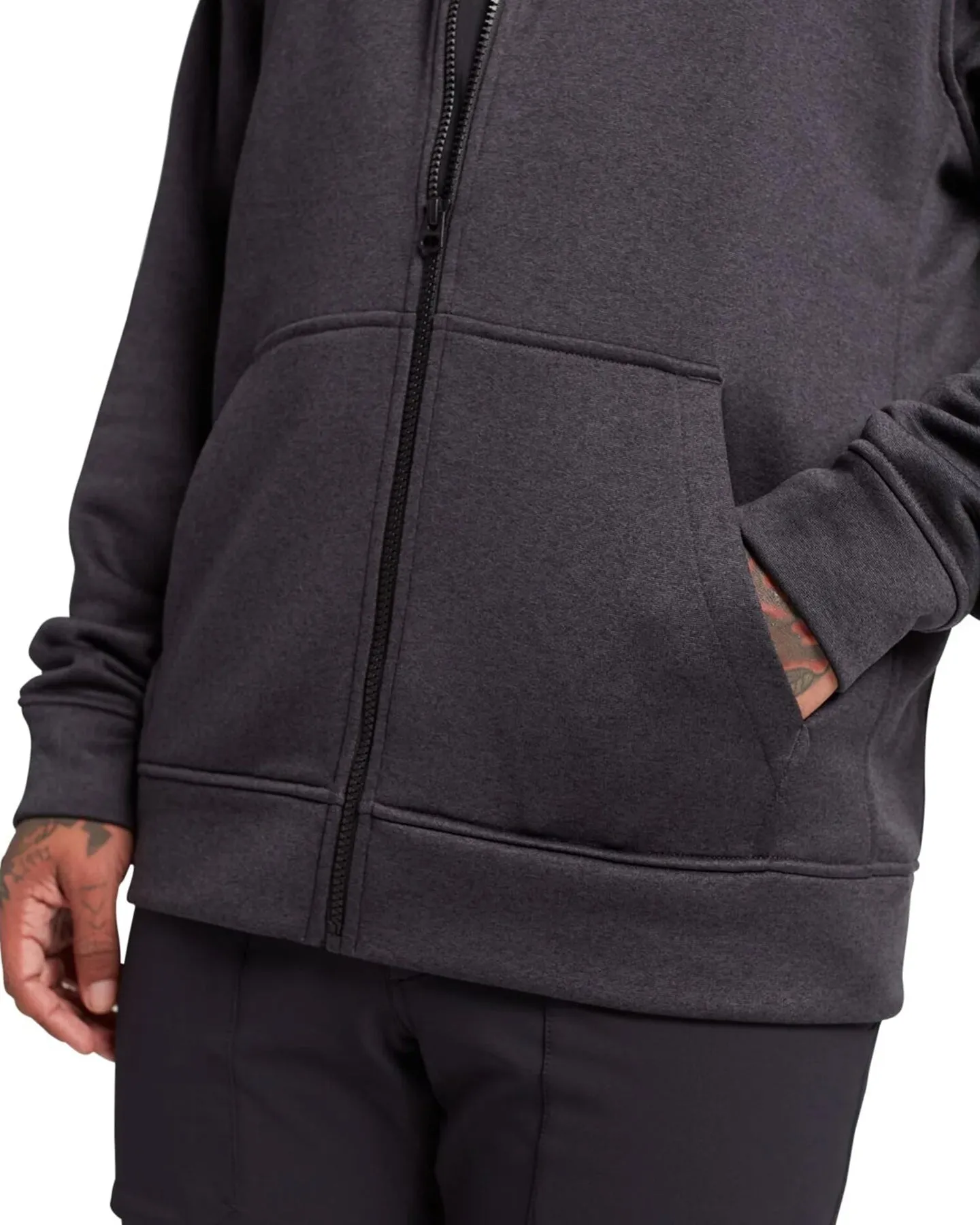 Burton Men's Burton Oak Full-Zip Hoodie - True Black Heather