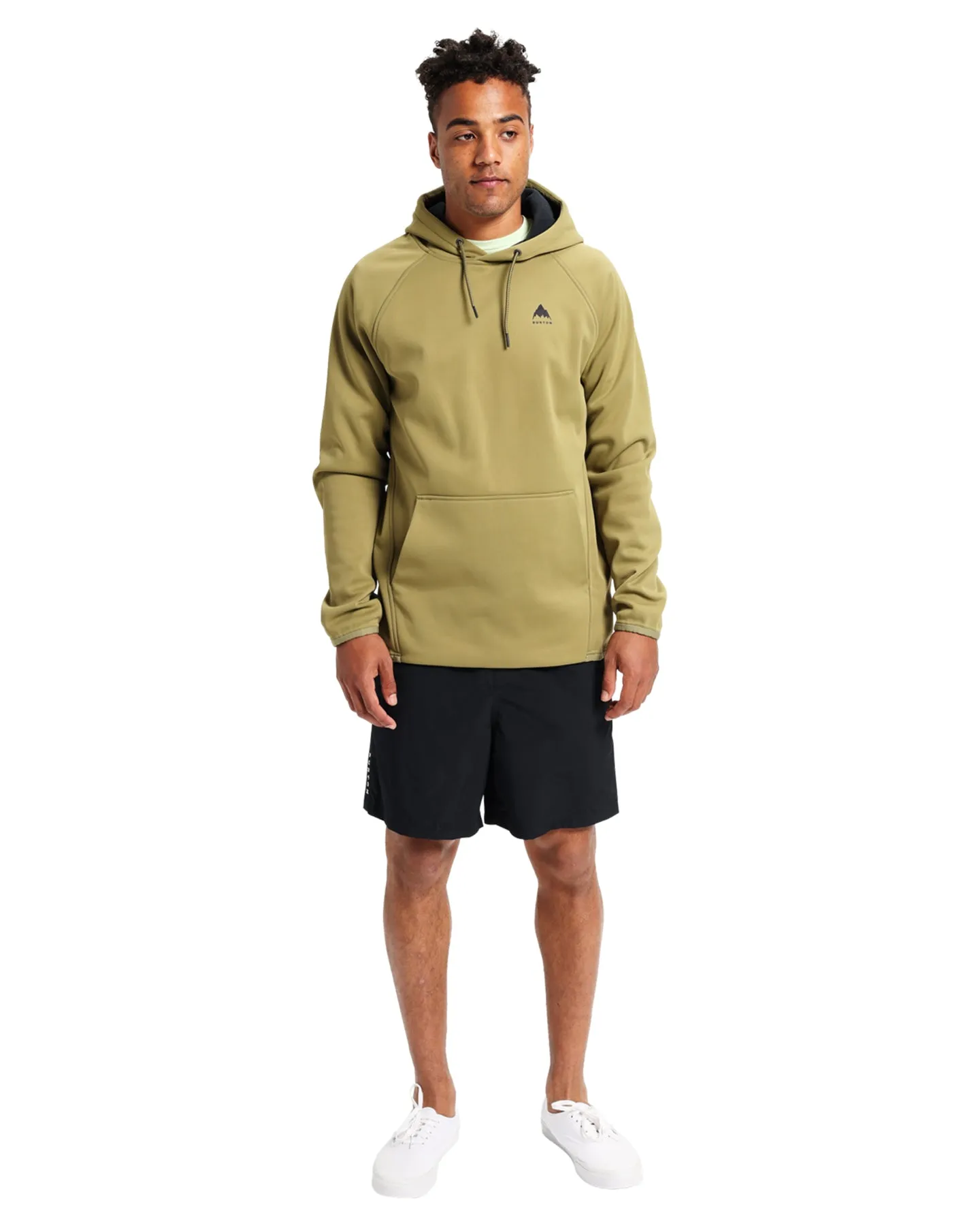 Burton Men's Crown Weatherproof Pullover Fleece - Martini Olive