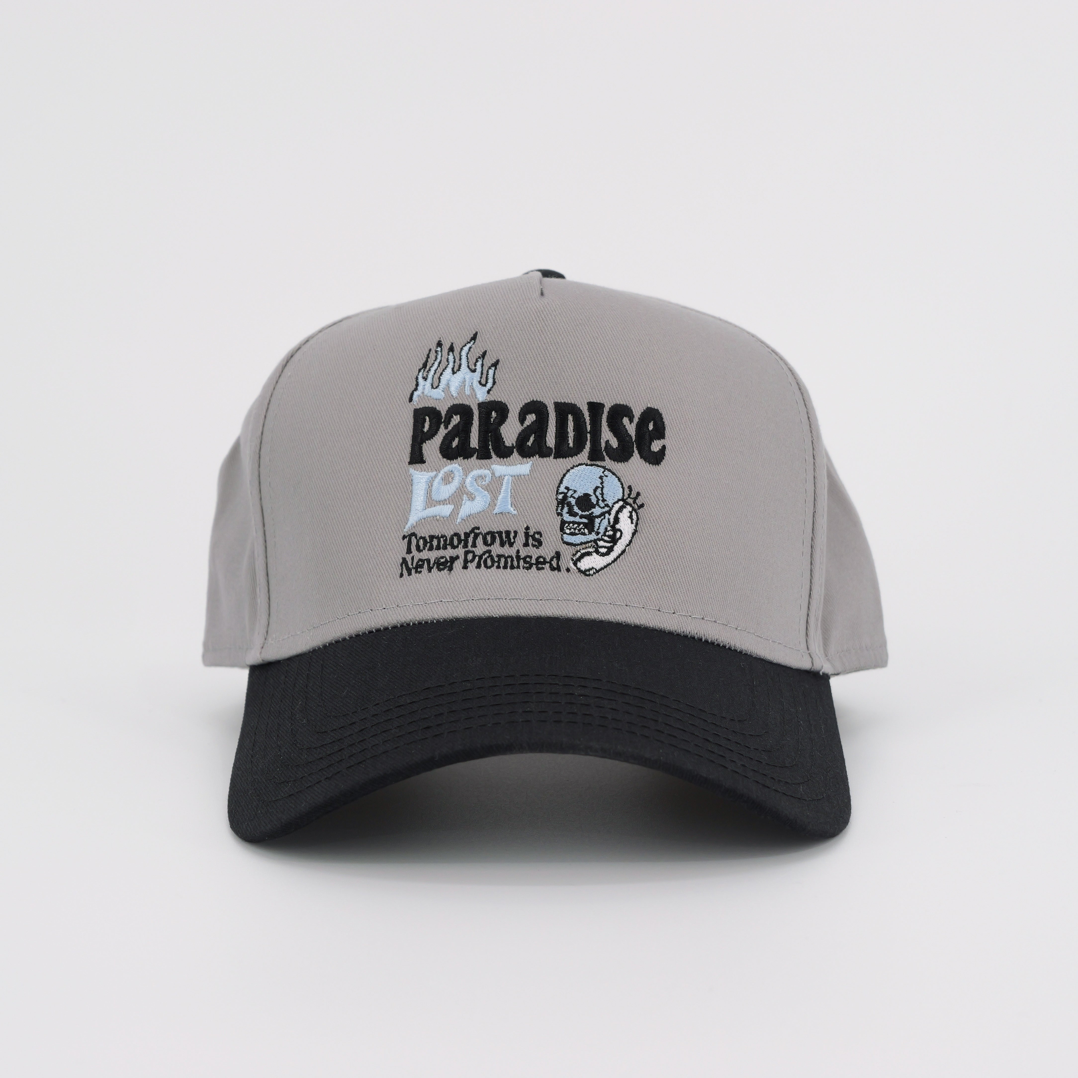 CALL DROPPED SNAPBACK HAT GREY/BLACK