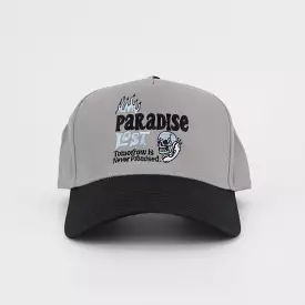 CALL DROPPED SNAPBACK HAT GREY/BLACK