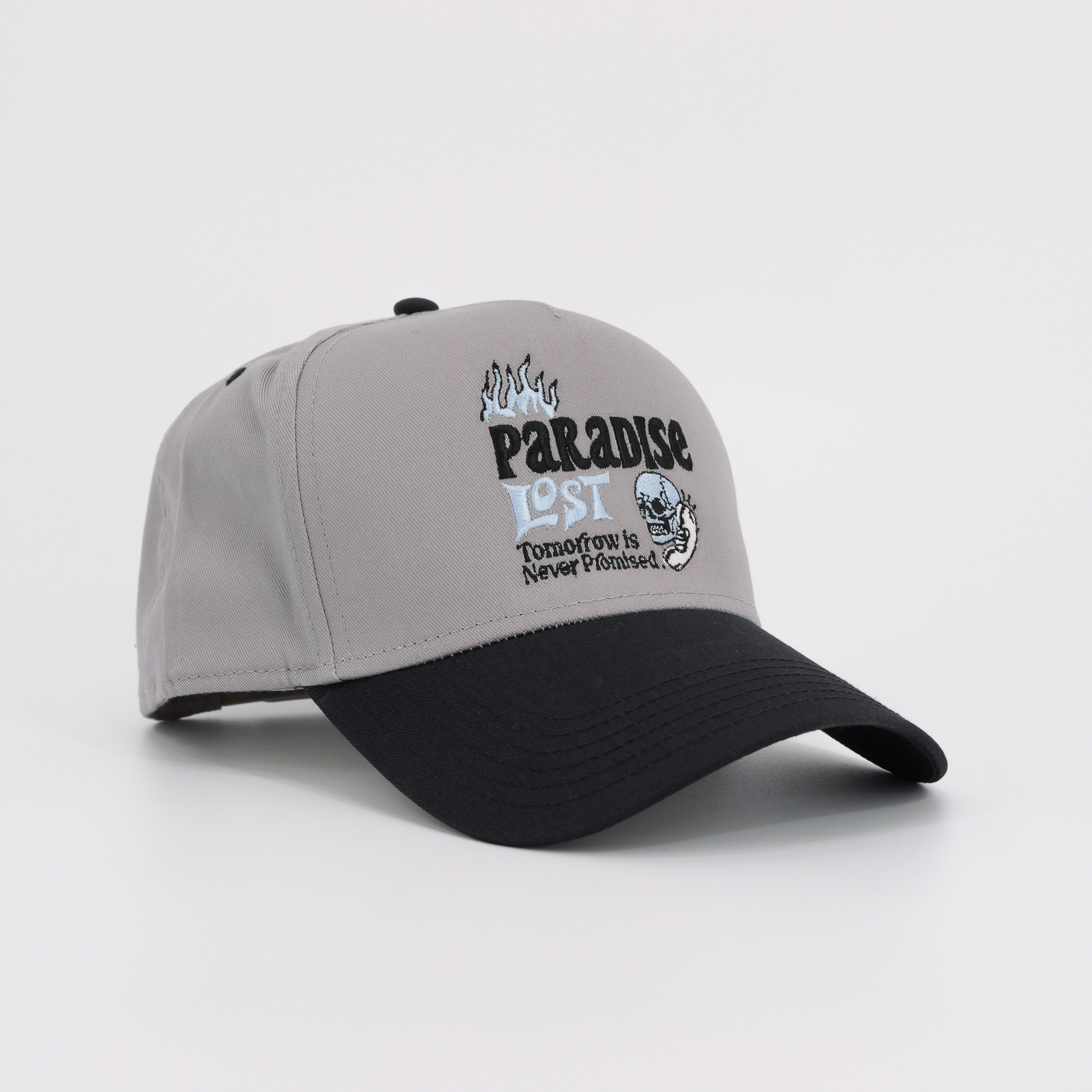 CALL DROPPED SNAPBACK HAT GREY/BLACK