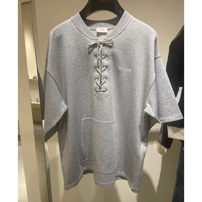 CELINE  |loose celine paris sweatshirt in cotton and cashmere