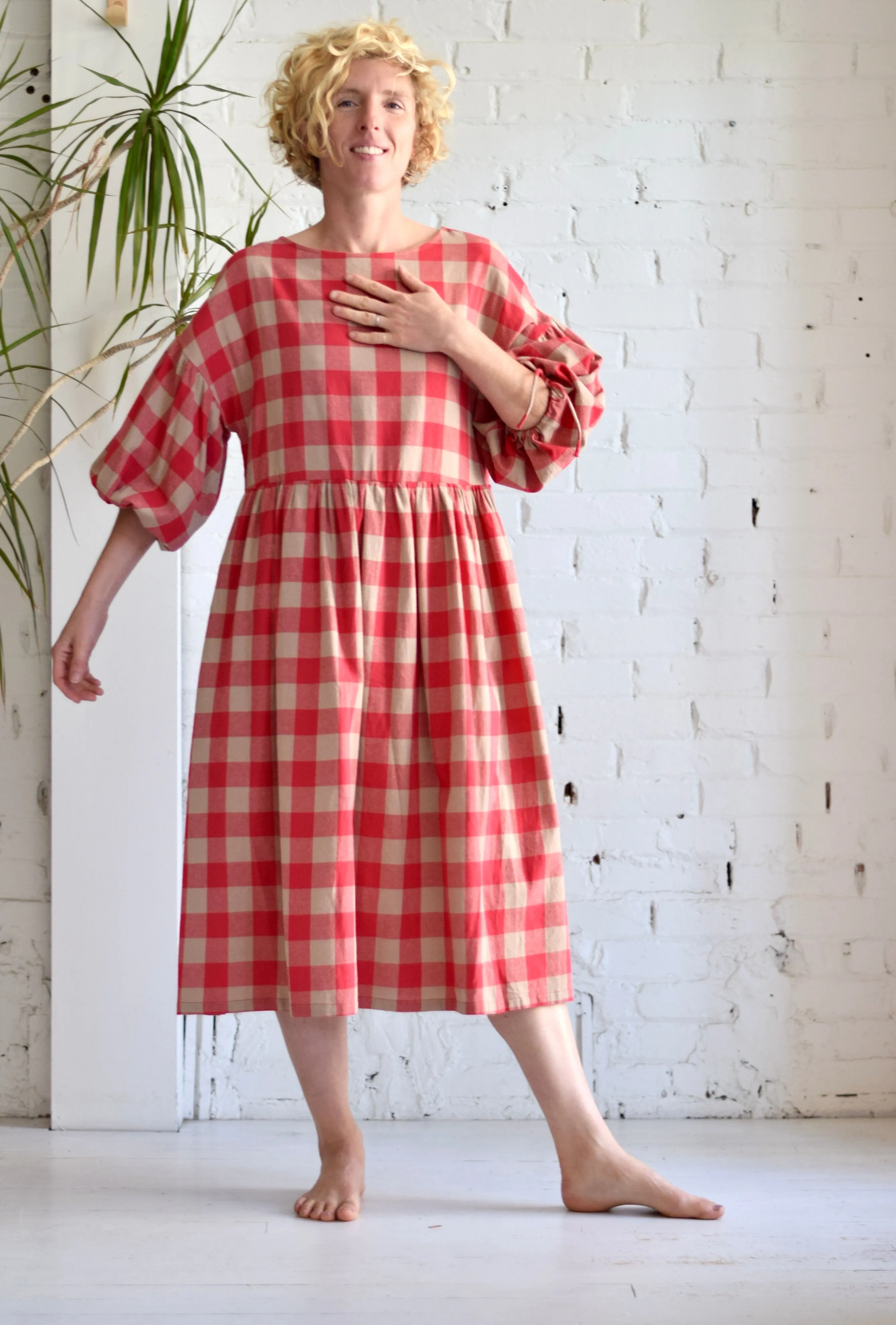 Ciderhouse Balloon Sleeve Dress