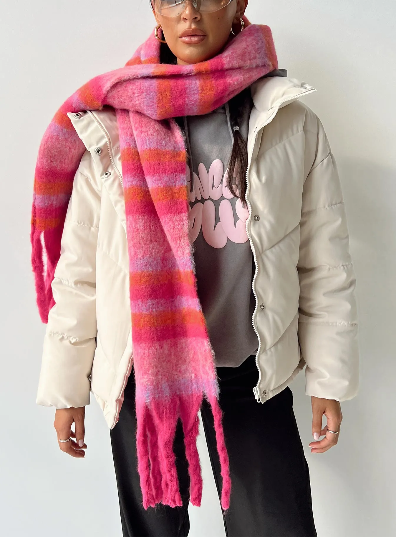 Cloud Scarf Pink