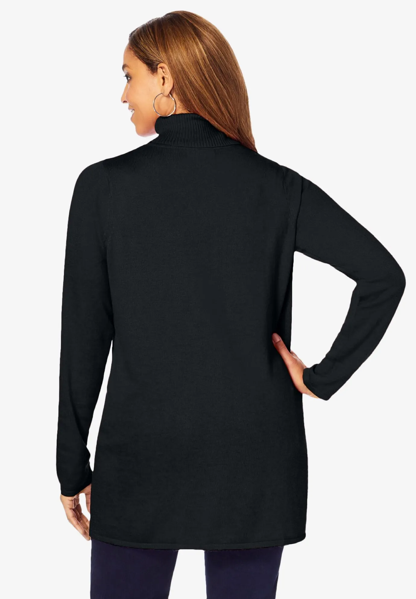 Cotton Cashmere Turtleneck