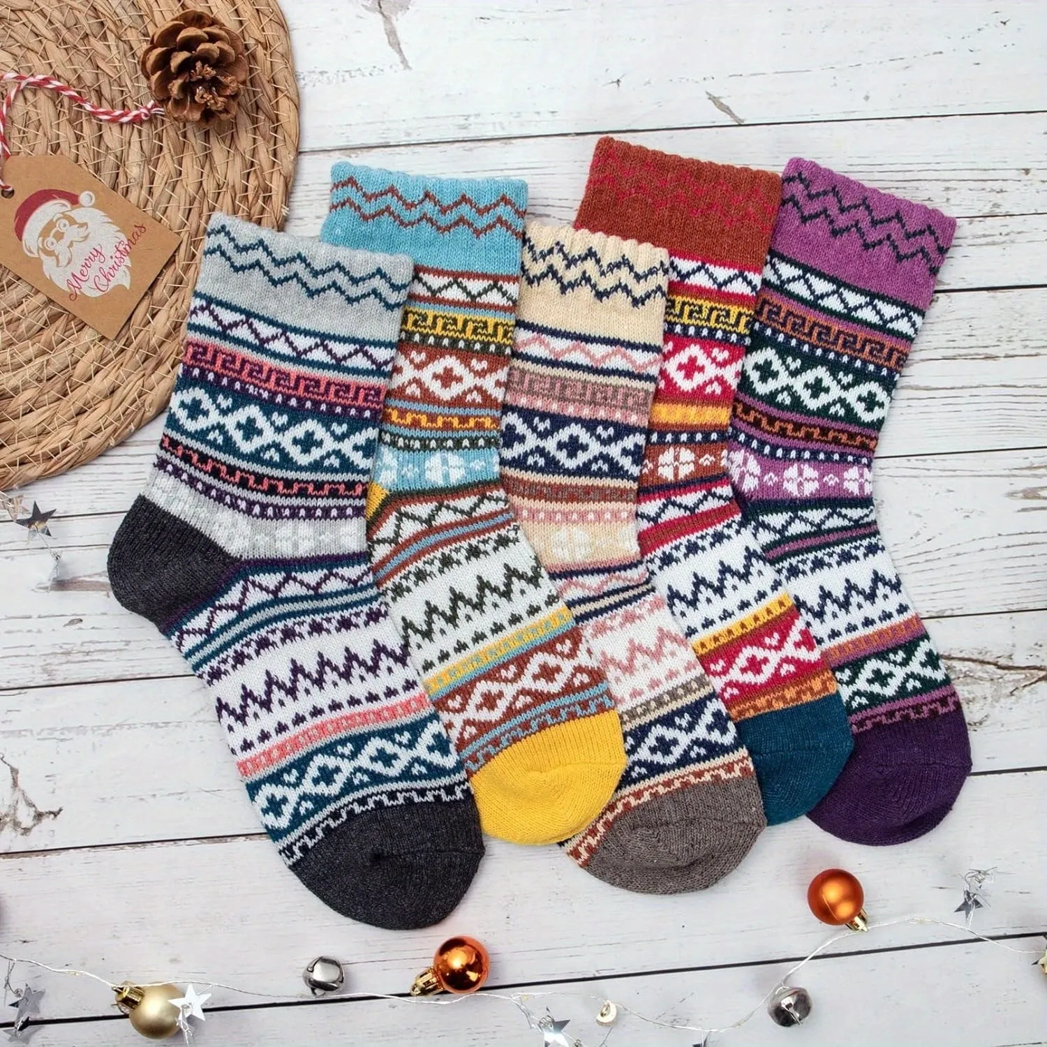 Cozy Vintage Wool Socks Perfect Winter Gifts Any Quantity