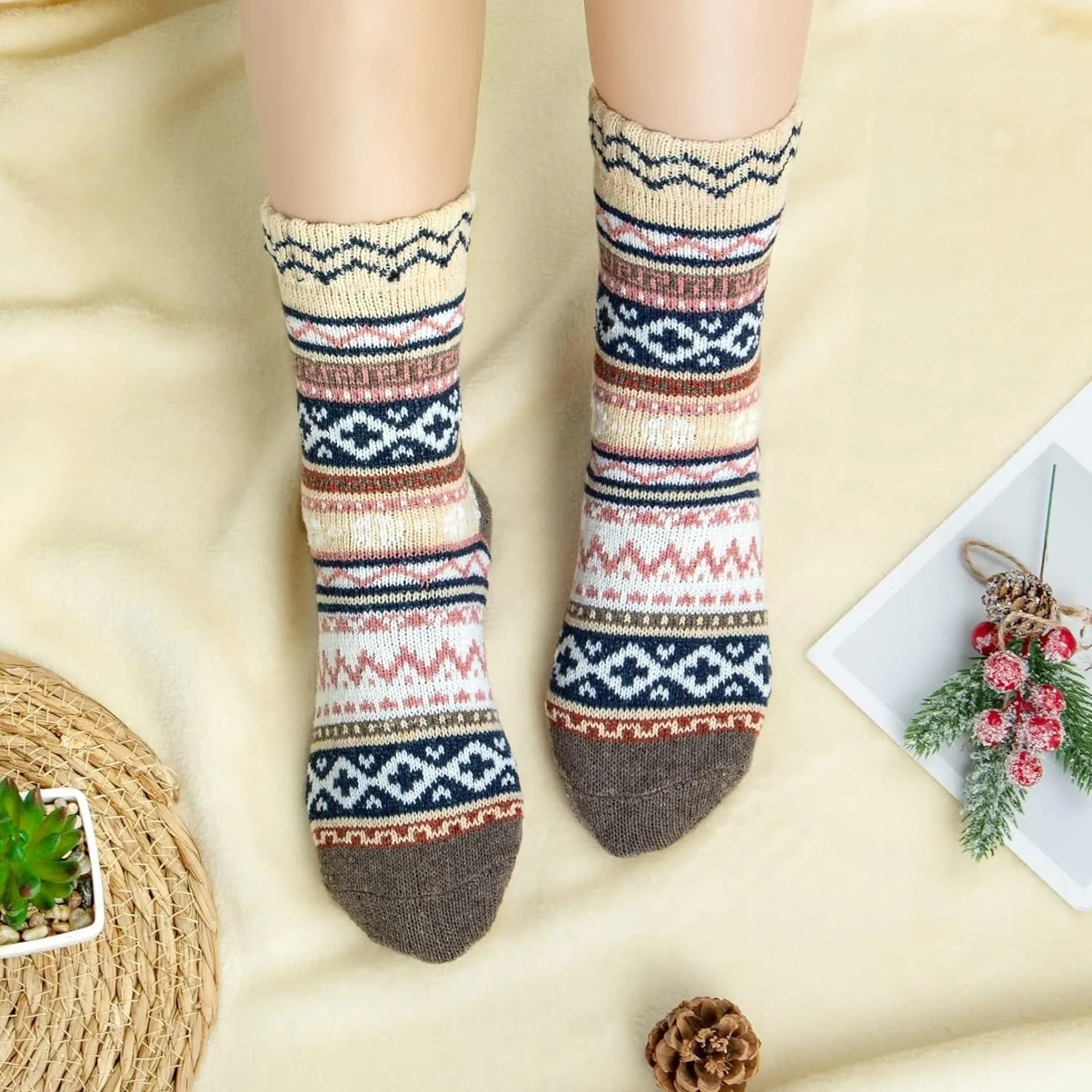 Cozy Vintage Wool Socks Perfect Winter Gifts Any Quantity