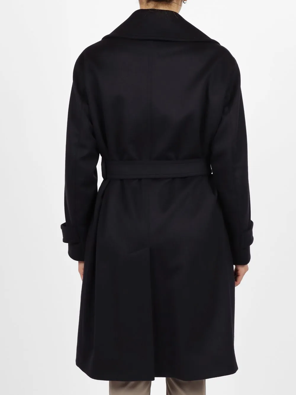 Davide Cenci Wool Trench Coat 