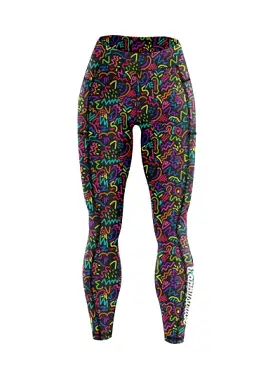 Disco doodle leggings