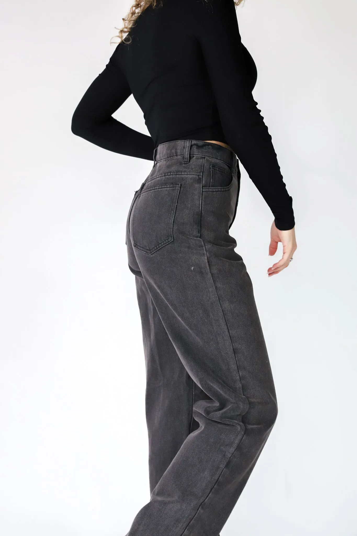 Down For Slit Denim