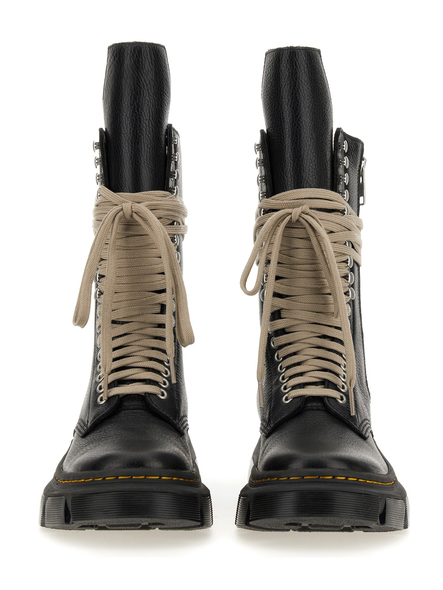 DR. MARTENS X RICK OWENS    1918 DMXL LEATHER BOOT