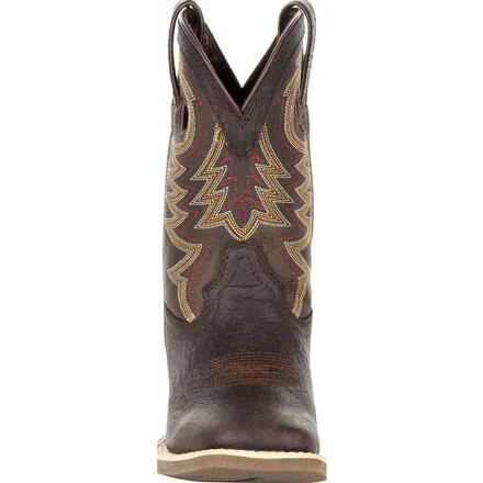 Durango® Lil' Rebel Pro™ Big Kid's Brown Western Boot