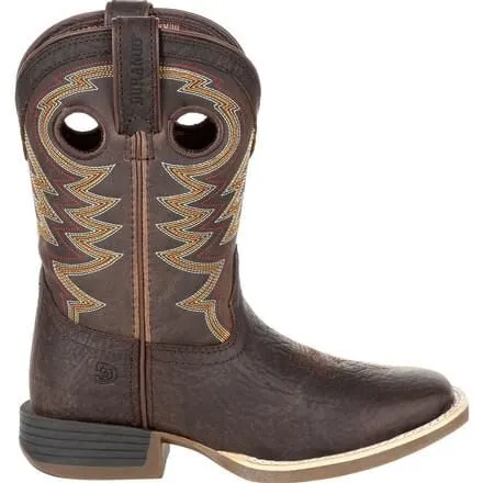 Durango® Lil' Rebel Pro™ Big Kid's Brown Western Boot