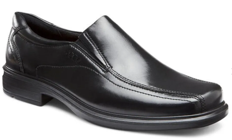 ECCO HELSINKI BIKE TOE SLIP ON BLACK