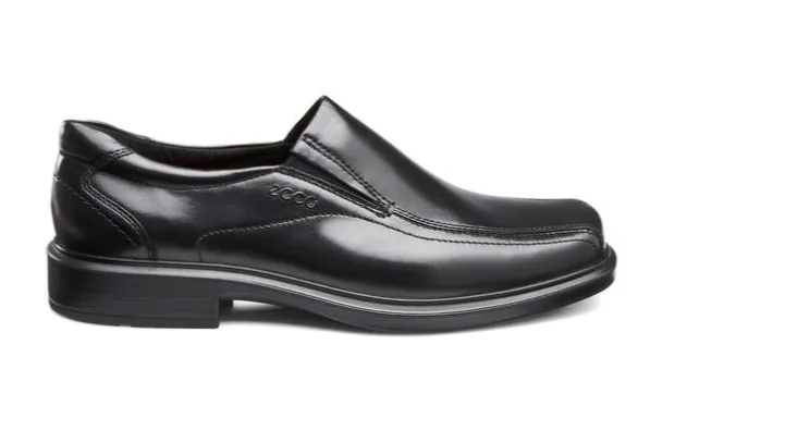 ECCO HELSINKI BIKE TOE SLIP ON BLACK