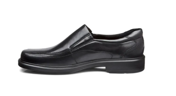 ECCO HELSINKI BIKE TOE SLIP ON BLACK