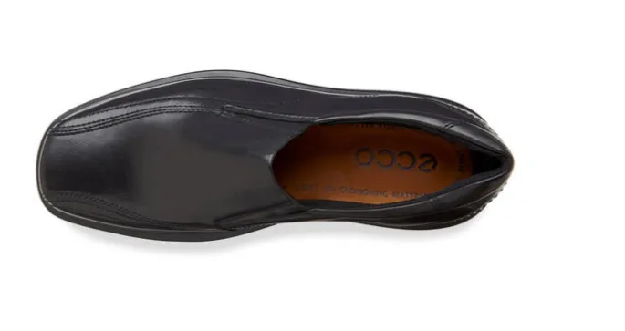 ECCO HELSINKI BIKE TOE SLIP ON BLACK