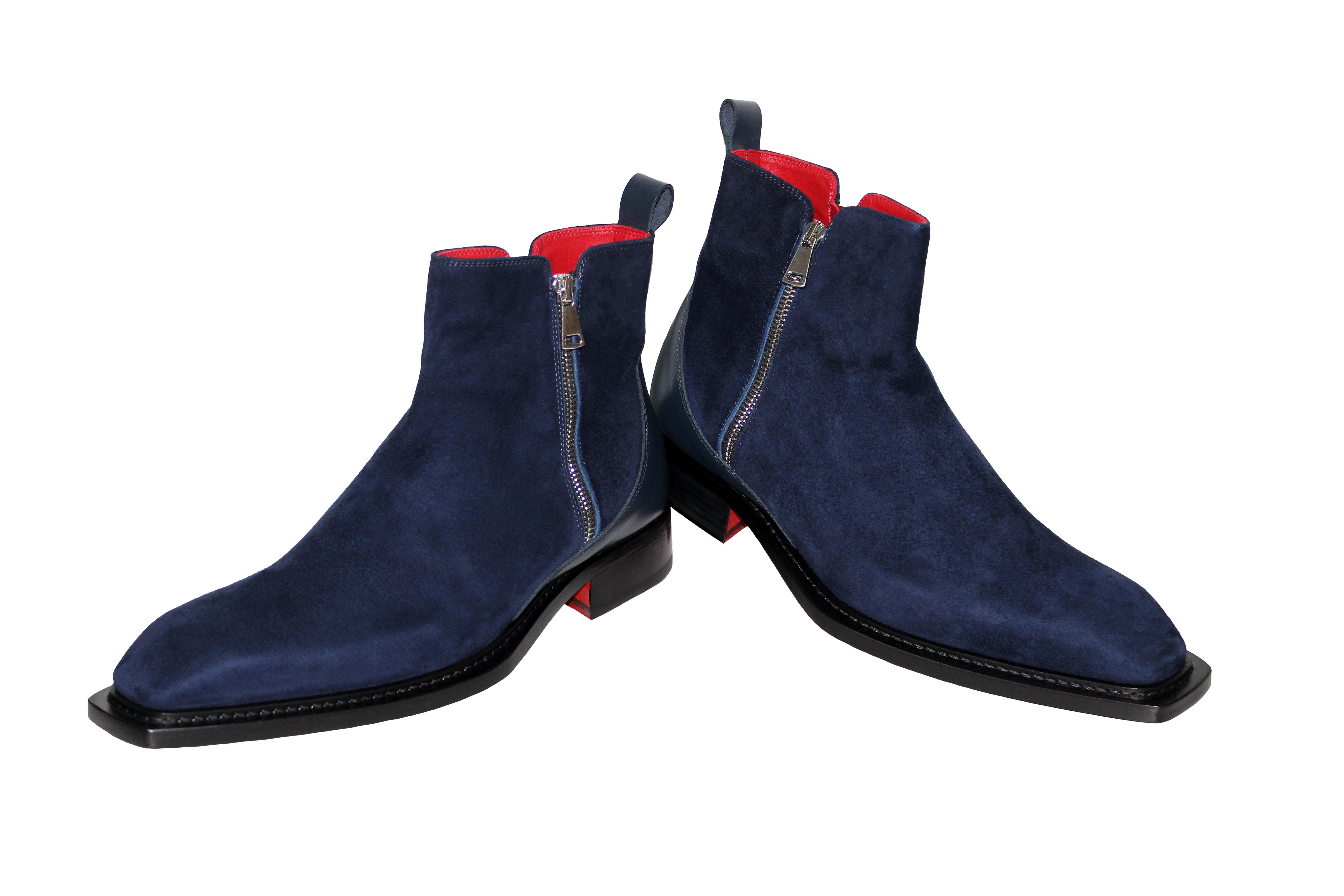 Emilio Franco Cesare Navy Boot