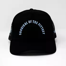 ENDURE TRUCKER HAT BLACK/BLUE