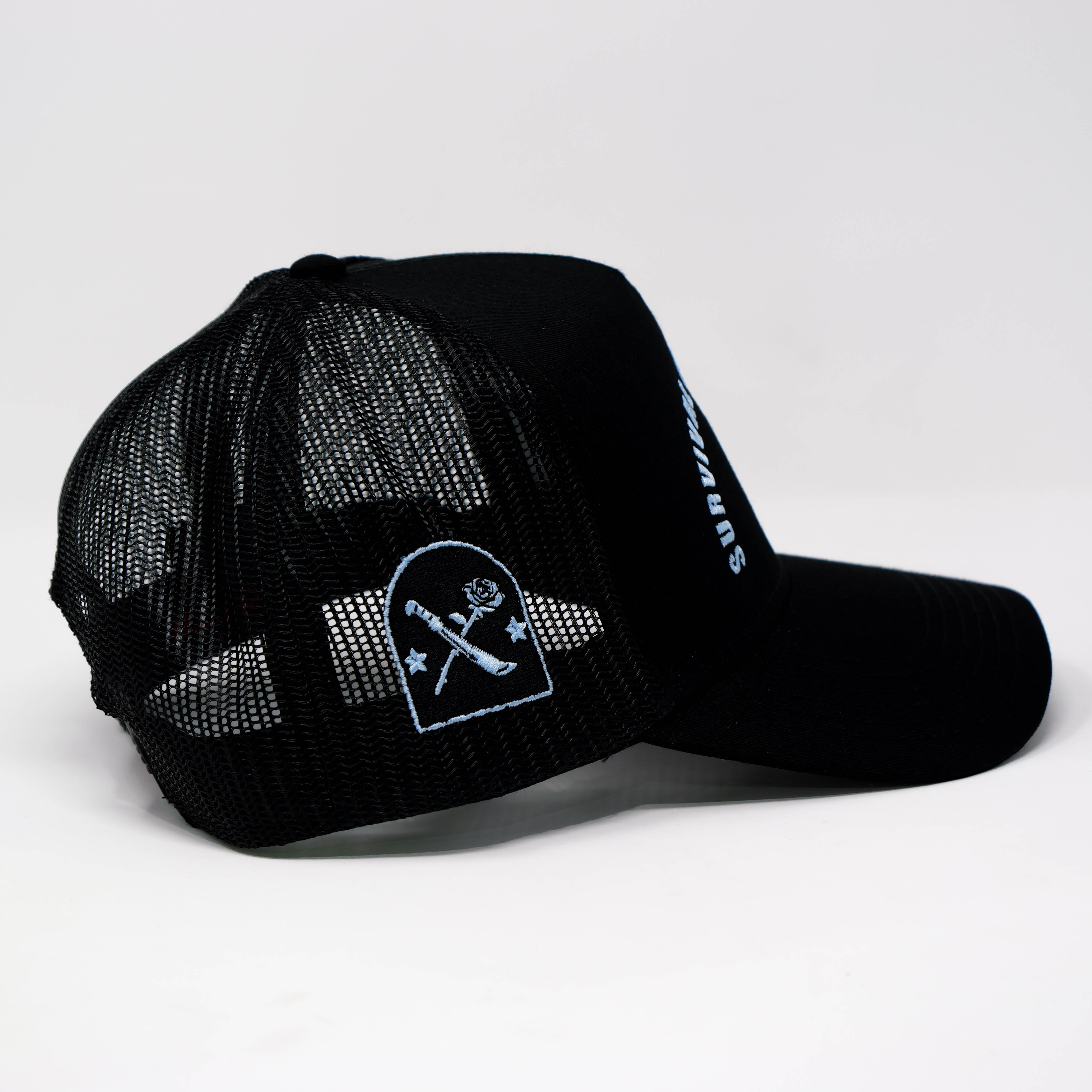 ENDURE TRUCKER HAT BLACK/BLUE