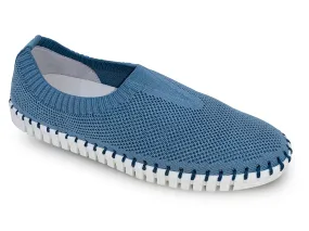 Eric Michael Lucy Women's Slip-on Shoe Lt Blue