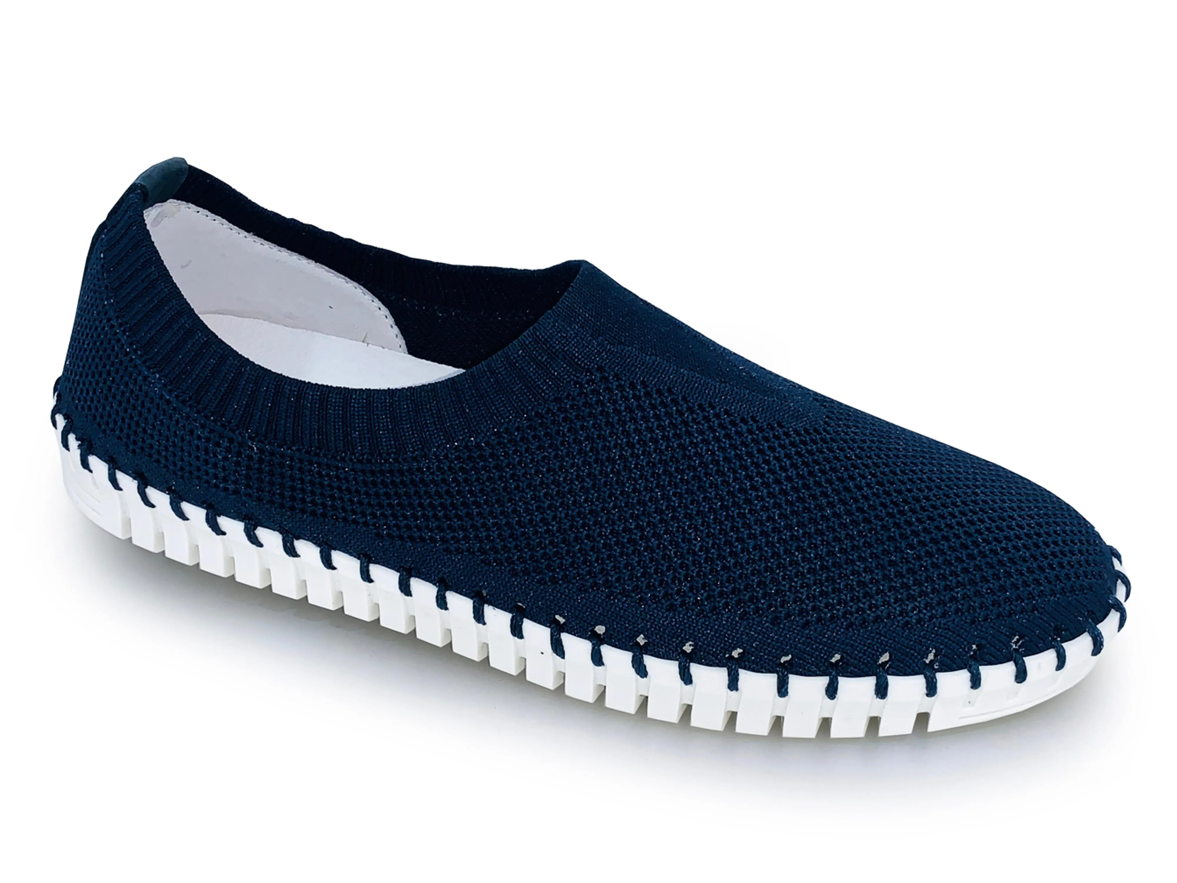 Eric Michael Lucy Women's Slip-on Shoe Navy