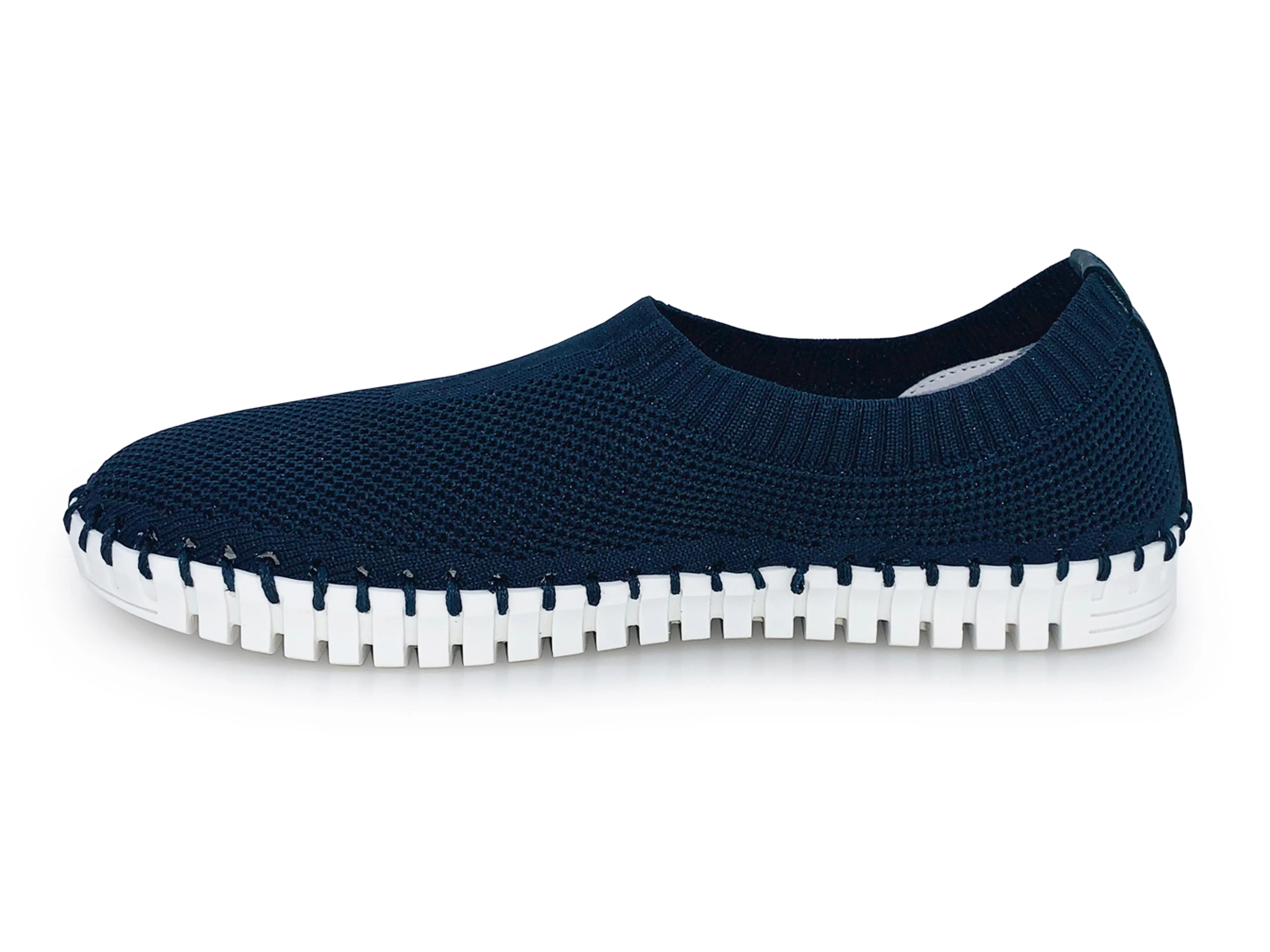 Eric Michael Lucy Women's Slip-on Shoe Navy