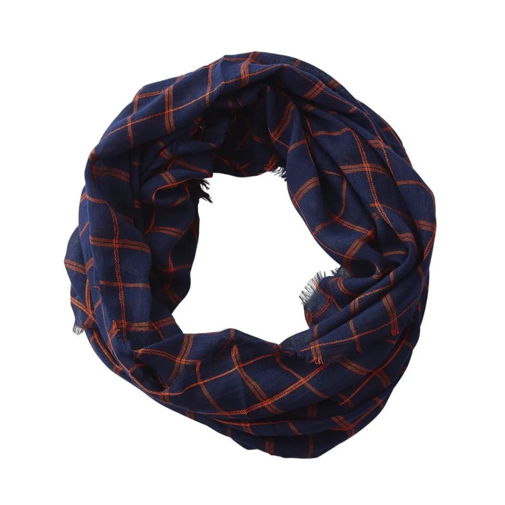 Game Day Plaid Infinity Scarf