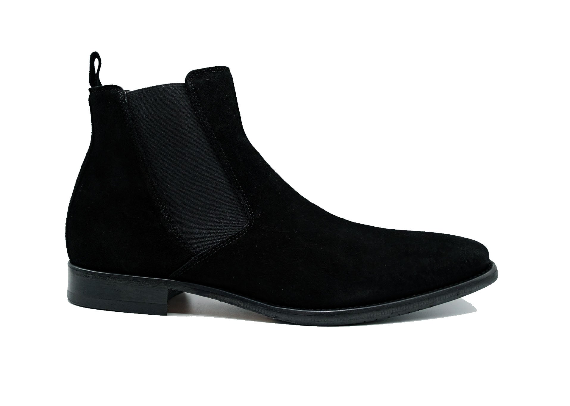 GIOVACCHINI Milano Black Suede Chelsea Boot