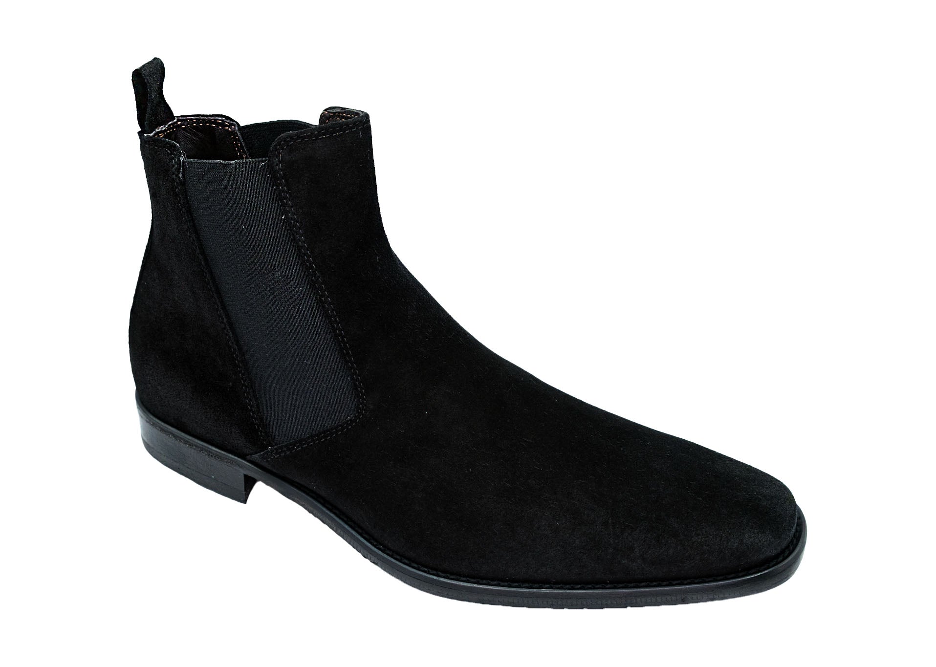 GIOVACCHINI Milano Black Suede Chelsea Boot