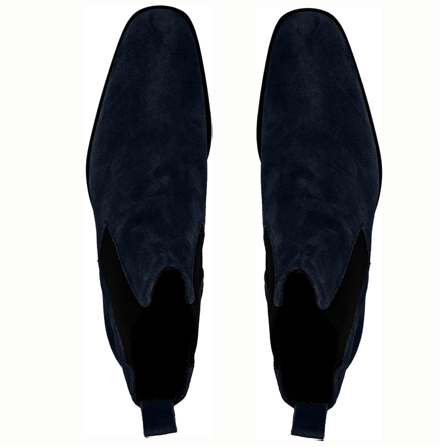 GIOVACCHINI Milano Blue Suede Chelsea Boot