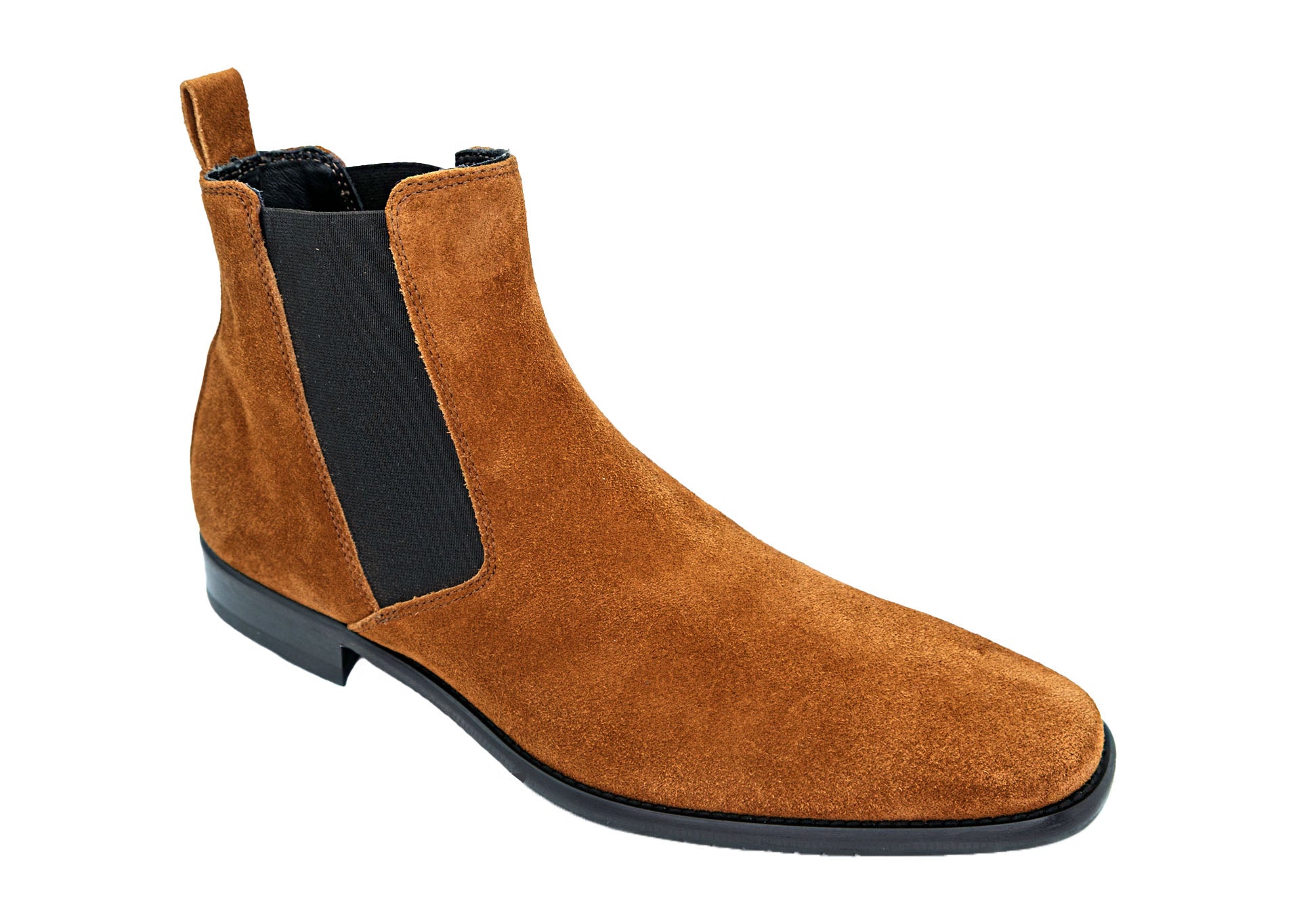 GIOVACCHINI Milano Cognac Suede Chelsea Boot