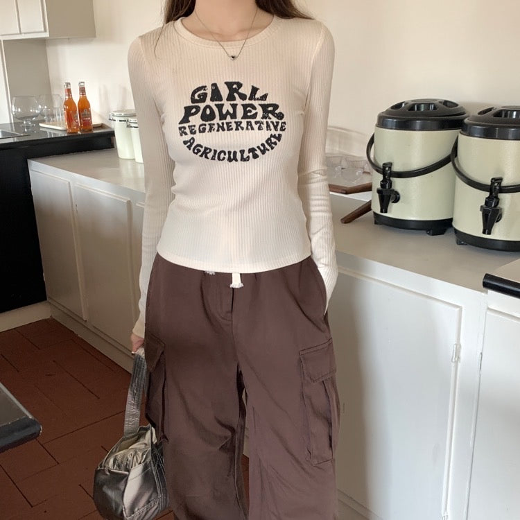 Girl Power Knit Top